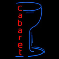 Cabaret With Wine Glass Leuchtreklame