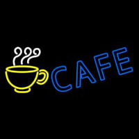 Cafe With Coffee Mug Leuchtreklame
