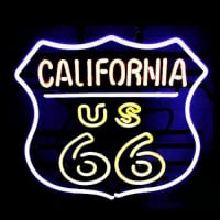 California Route 66 Offen Leuchtreklame