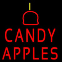 Candy Apples Leuchtreklame