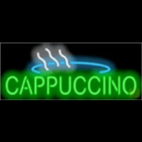 Cappuccino Cafe Food Leuchtreklame