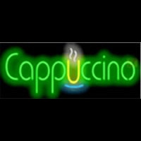 Cappuccino Cafe Leuchtreklame