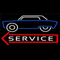 Car Logo Service Leuchtreklame