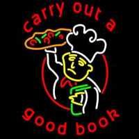 Carry Out A Good Book Leuchtreklame