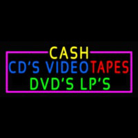Cash Cds Videos Dvds Lps Tapes Leuchtreklame