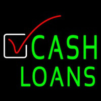 Cash Loans With Logo Leuchtreklame
