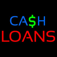 Cash Red Loans Leuchtreklame