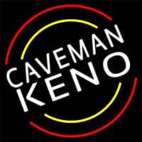 Caveman Keno Leuchtreklame