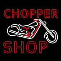 Chopper Shop Leuchtreklame