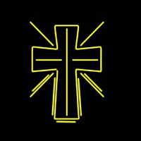 Christian Cross Leuchtreklame