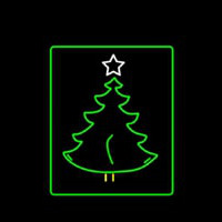 Christmas Tree Logo Leuchtreklame