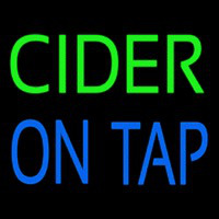 Cider On Tap Leuchtreklame