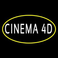 Cinema 4d With Border Leuchtreklame