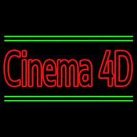 Cinema 4d With Line Leuchtreklame