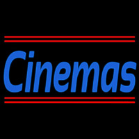 Cinemas With Line Leuchtreklame