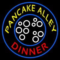 Circle Pancake Alley Dinner Leuchtreklame