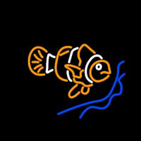Clown Fish Leuchtreklame