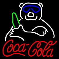 Coca Cola Panda Leuchtreklame