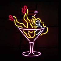 Cocktail Bier Bar Offen Leuchtreklame
