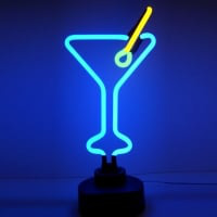 Cocktail Glass Destop Leuchtreklame