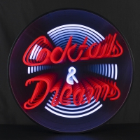 Cocktails Dreams 3D Infinity LED Neon Sign