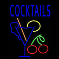 Cocktails Real Neon Glass Tube Leuchtreklame