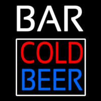 Cold Beer Bar Leuchtreklame