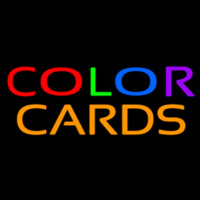 Color Cards Leuchtreklame