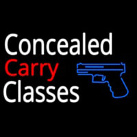Concealed Carry Classes Leuchtreklame
