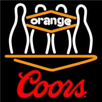 Coors Bowling Orang Leuchtreklame