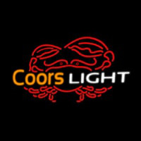 Coors Light Crab Leuchtreklame