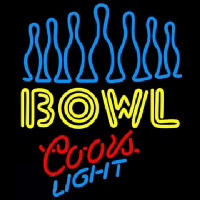 Coors Light Ten Pin Bowling Leuchtreklame