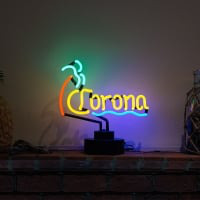 Corona Desktop Leuchtreklame