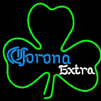 Corona E tra Green Clover Beer Sign Leuchtreklame