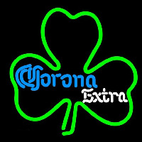 Corona E tra Green Clover Beer Sign Leuchtreklame