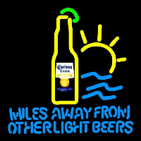 Corona E tra Miles Away From Other s Beer Sign Leuchtreklame