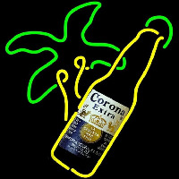 Corona E tra Palm Tree Bottle Beer Sign Leuchtreklame
