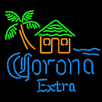 Corona E tra Tiki Hut Beer Sign Leuchtreklame