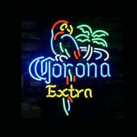 Corona Extra Parrot Bier Bar Offen Leuchtreklame