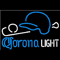 Corona Light Baseball Beer Sign Leuchtreklame