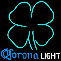 Corona Light Clover Beer Sign Leuchtreklame