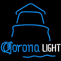 Corona Light Day Lighthouse Beer Sign Leuchtreklame