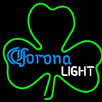 Corona Light Green Clover Beer Sign Leuchtreklame