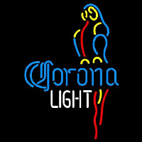 Corona Light Parrot Beer Sign Leuchtreklame