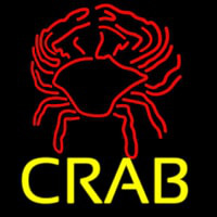 Crab Block With Logo 2 Leuchtreklame