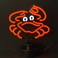 Crab Desktop Leuchtreklame