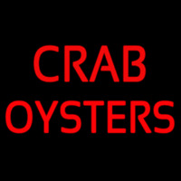 Crab Oysters Leuchtreklame