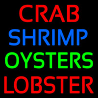 Crab Shrimp Lobster Oyster Leuchtreklame