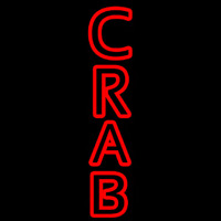 Crab Vertical Leuchtreklame