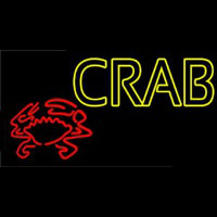 Crab With Logo 1 Leuchtreklame